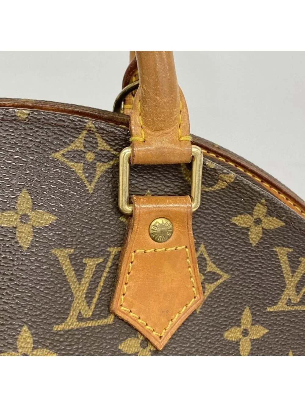 Louis Vuitton Handbag Monogram Ellipse MM Brown